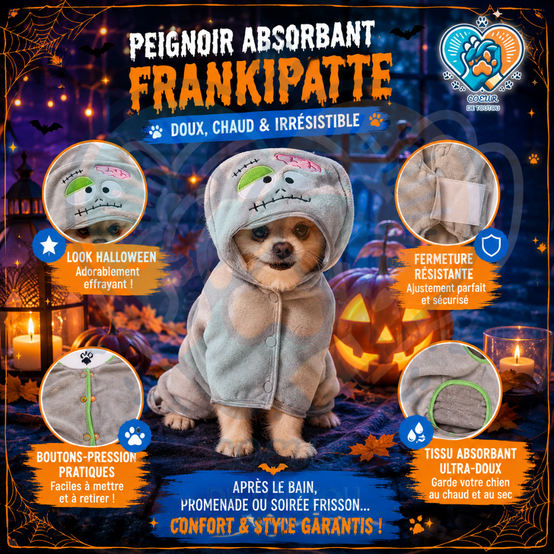 peignoir pour chien