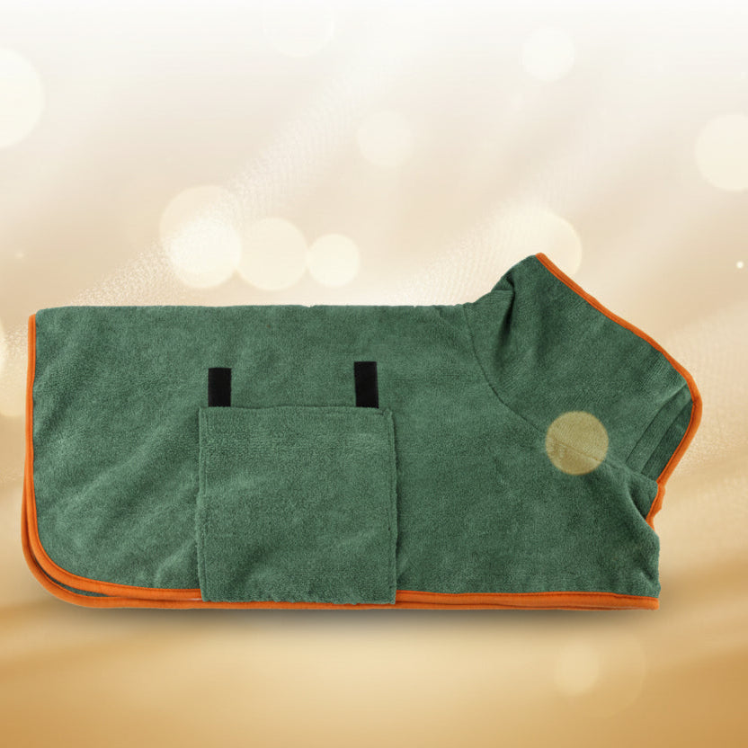 peignoir pour chien