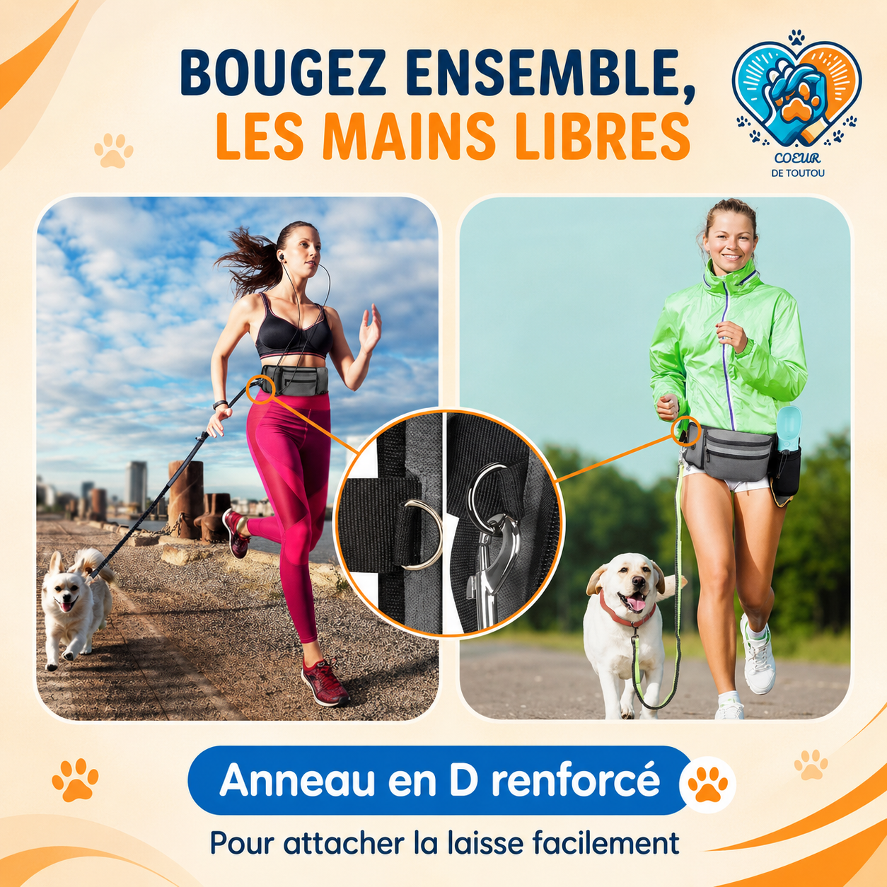 sacoche promenade chien