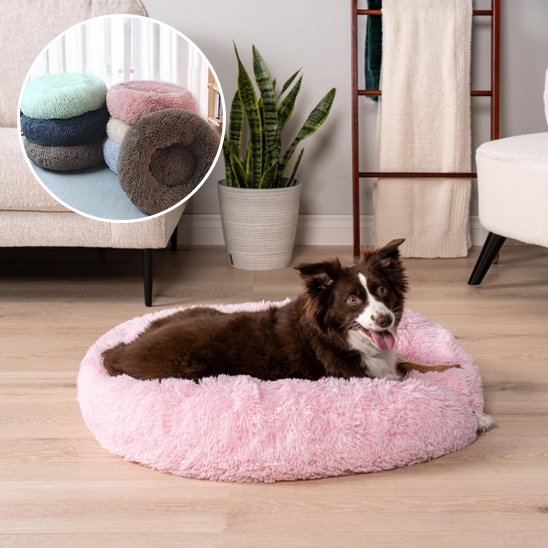 coussin ergonomique apaisant pour chien | SnowPuff™