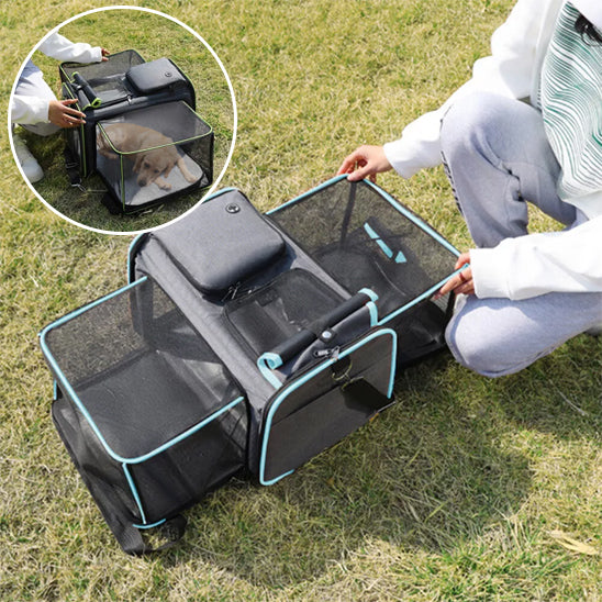 Sac de transport extensible pour petits chiens | FlexiTravel™