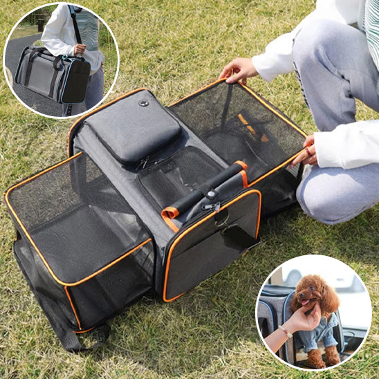 Sac de transport extensible pour petits chiens | FlexiTravel™
