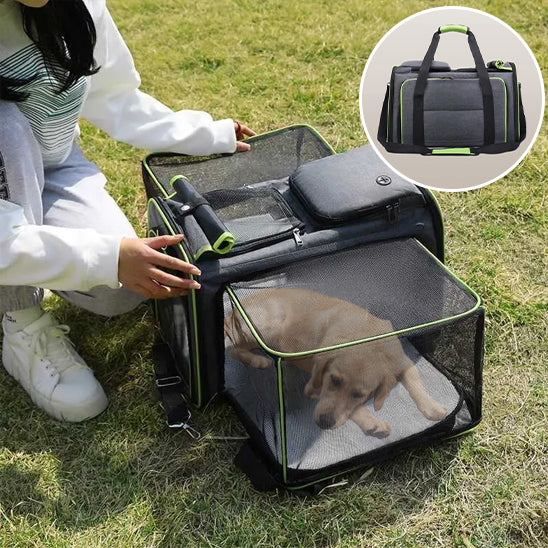 Sac de transport extensible pour petits chiens | FlexiTravel™