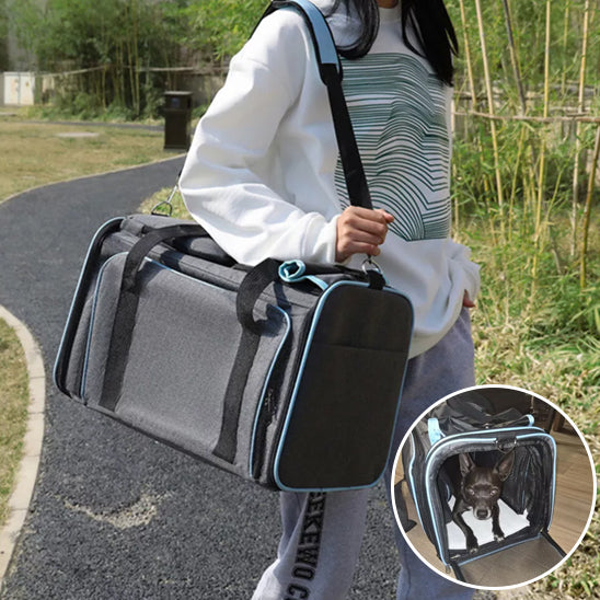 Sac de transport extensible pour petits chiens | FlexiTravel™