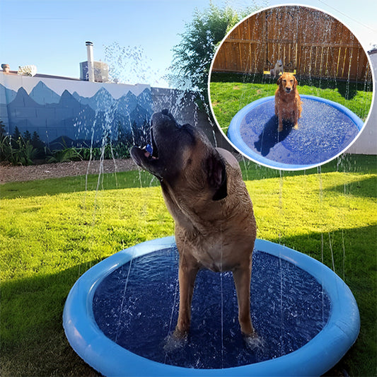 Tapis Piscine Fontaine pour Chien |  SplashPaw™ - Rafraîchissement & Fun garanti