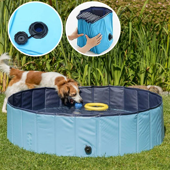 Tapis Piscine pour Chien | AquaPaws™ - Fraîcheur & Jeu Sous le Soleil