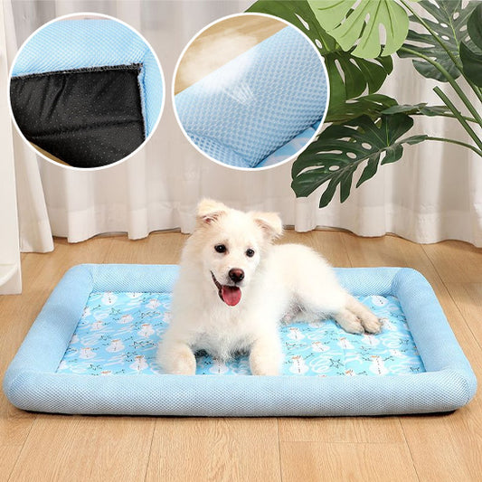 Tapis Rafraîchissant en Tissu Glacé pour chien | IcePaw™ Confort Estival pour Chiens