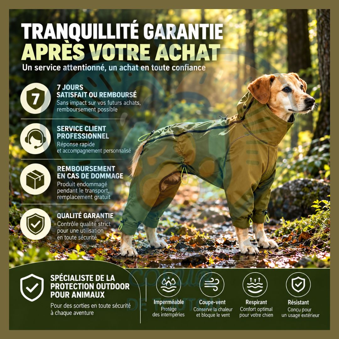 Combinaison imperméable chien 4 pattes | MUDGUARD™